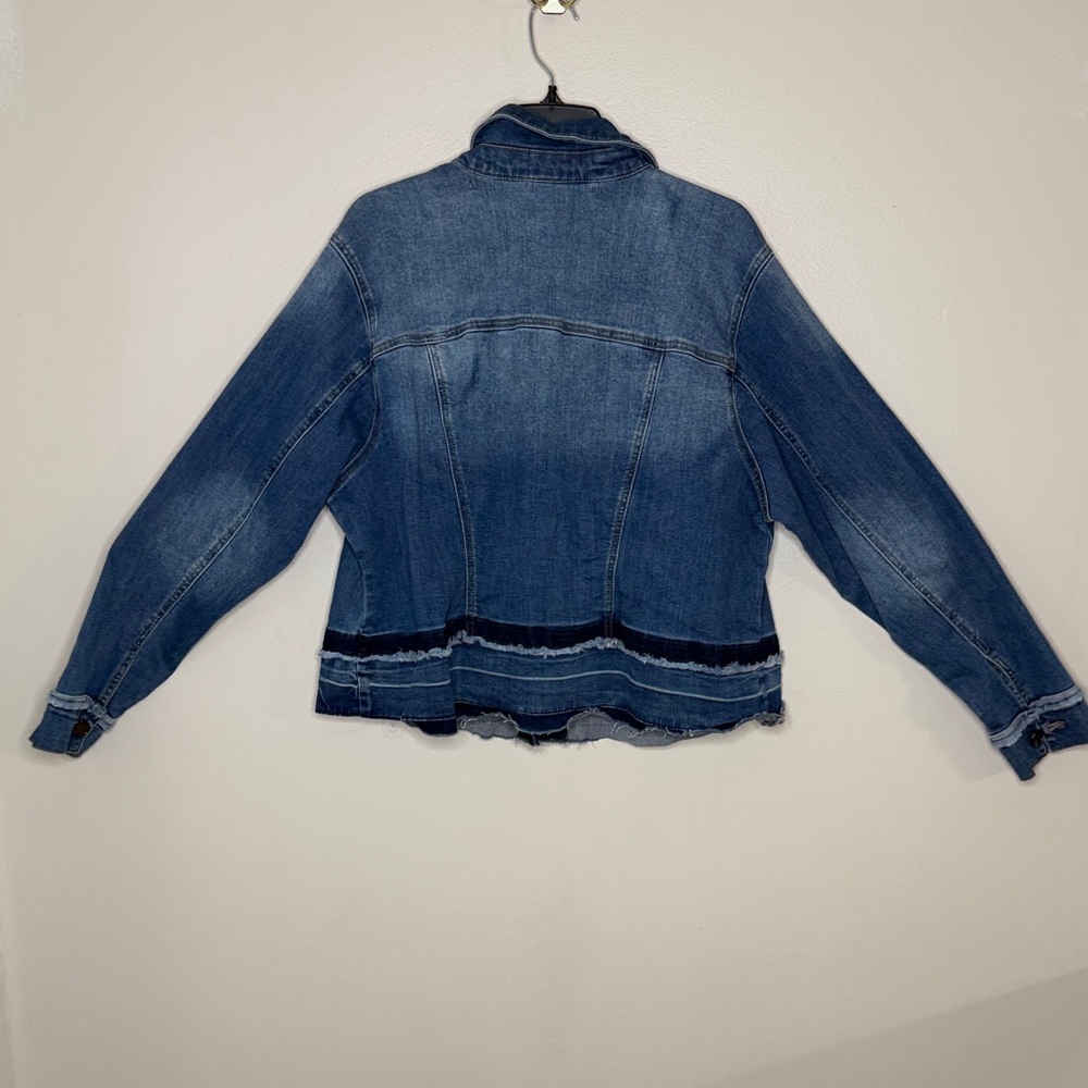 Lane Bryant Classic Blue Denim Jacket Size 18 - Picture 10 of 16
